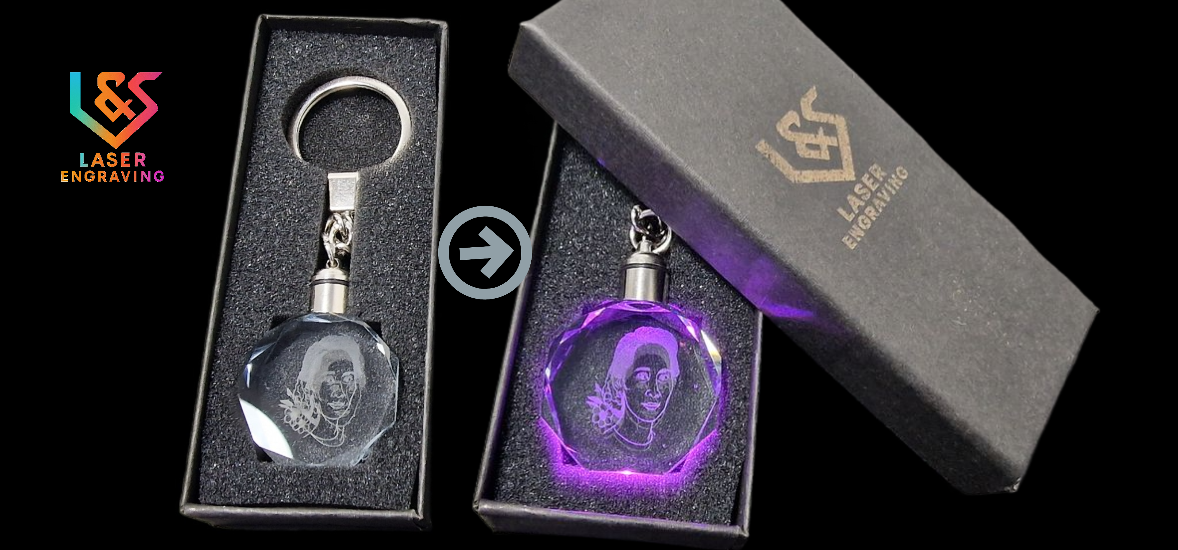 Round Keyring 3
